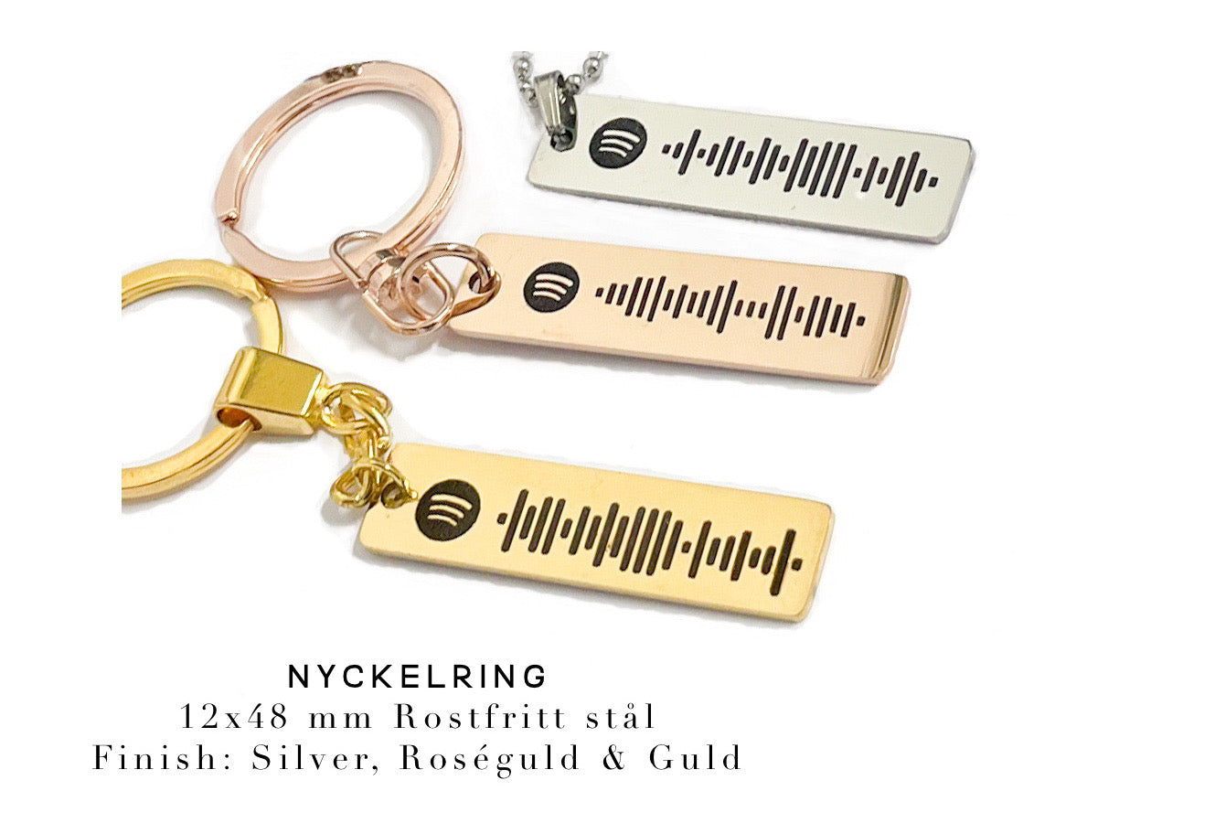 Spotifykod på nyckelring (bifoga kod/bild :)) - Smolk Sweden