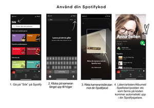 Spotifykod på nyckelring (bifoga kod/bild :)) - Smolk Sweden