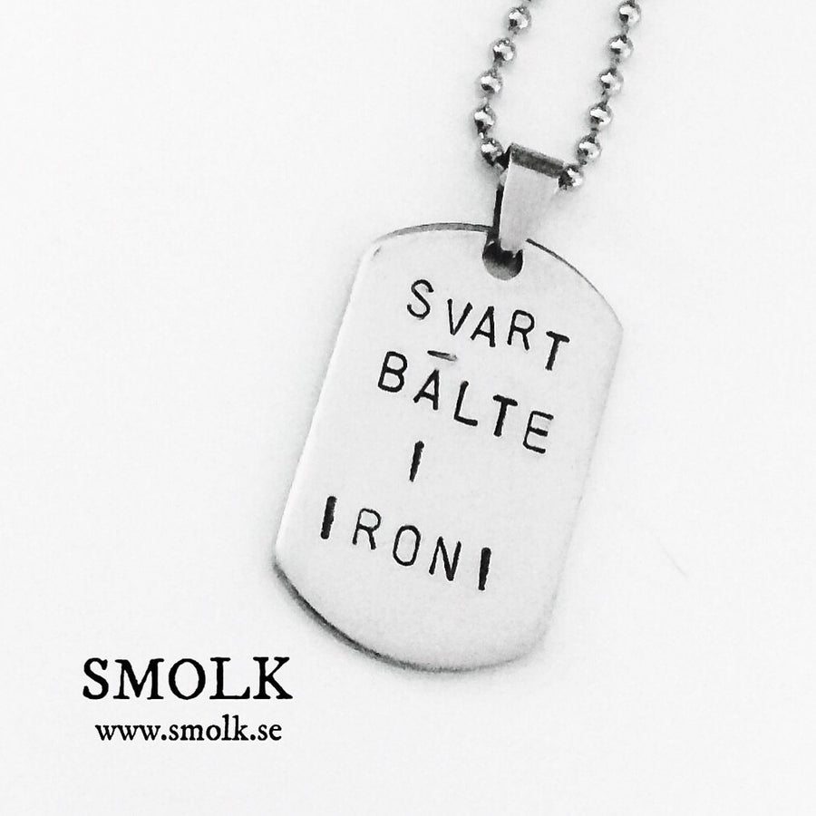 SVART BÄLTE I IRONI - Smolk Sweden