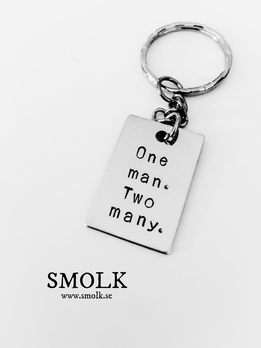 One man. Two many. - Smolk Sweden